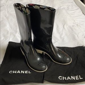 Chanel Rain Boots